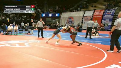 115 Class 1 lbs Quarterfinal - Sian Palmer, Marshall vs Carlynn Mynatt, Marshfield