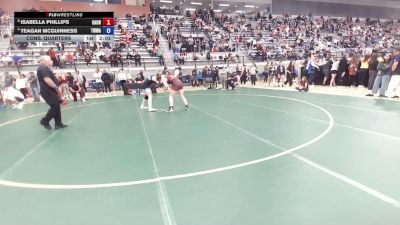 76 kg Cons. Quarters - Isabella Phillips, Gannon University vs Teagan McGuinness, Team Worldwide Wrestling Academy LLC