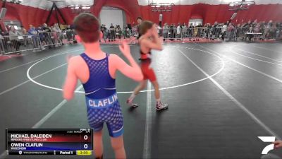 97 lbs Champ. Round 1 - Michael Daleiden, Ringers Wrestling Club vs Owen Claflin, Wisconsin