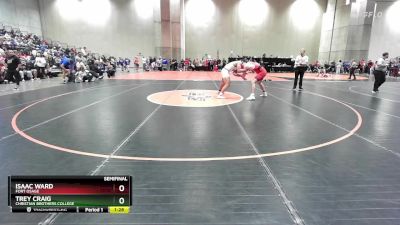 190 lbs Semifinal - Trey Craig, Christian Brothers College vs Isaac Ward, Fort Osage