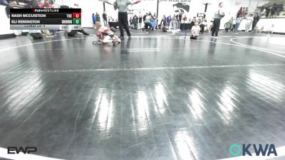 64-67 lbs Consi Of 4 - Nash McCuistion, Tiger Trained Wrestling vs Eli Remington, Skiatook Youth Wrestling