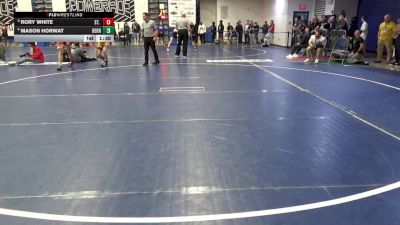 172 lbs R-16 - Rory White, St. Francis-NY vs Mason Horwat, Derry
