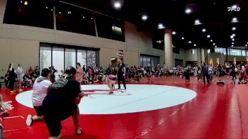 110 lbs Semis & 1st Wb (8 Team) - Khiry Reese, NC National Team vs Isabella Sanchez, Mat Clash Beastin`