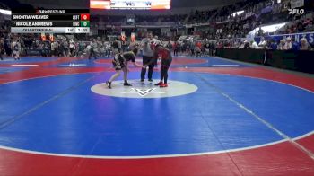1-5A 138 Quarterfinal - Nicole Andrews, Lincoln vs Shontia Weaver, Alabama School For The Blind