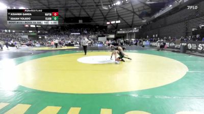 Boys 1A 106 lbs Champ. Round 2 - Isaiah Toledo, Klahowya vs Xzavier Garza, Wapato