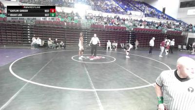 157 lbs Round Of 16 - Gatlin Greer, West-Oak vs Isiah Lee, Battery Creek