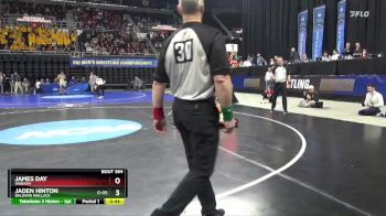 133 lbs 3rd Place Match - James Day, Wabash vs Jaden Hinton, Baldwin Wallace