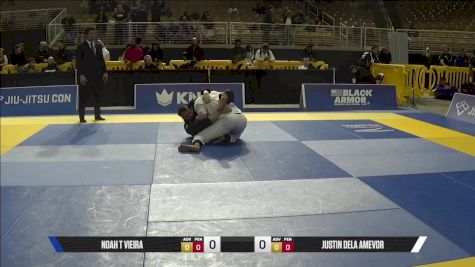 Justin Dela Amevor vs Noah T Vieira 2025 Pan Jiu Jitsu IBJJF Championship