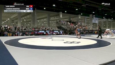 65 kg 5th Place Match - Aine Drury, Nyac vs London Houston, Mat Demon Wrestling Club