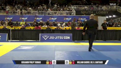 William Gabriel Del R. Santiago vs Benjamin Philip Thomas 2026 Pan Kids Jiu-Jitsu IBJJF Championship