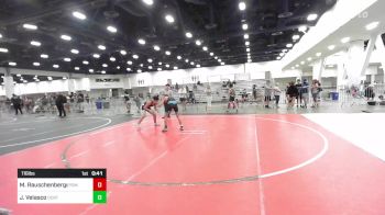 116 lbs 3rd Place - Mason Rauschenberger, Pomona Elite vs Jesse Velasco, Ocrtc