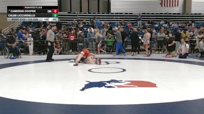 110 lbs Champ. Rd Of 32 - Cameron Cooper, Contenders Wrestling Academy vs Caleb Liccardello