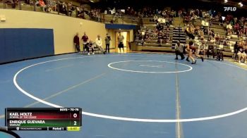 70-76 lbs Cons. Round 1 - Enrique Guevara, Warsaw vs Kael Holtz, School Of The Osage