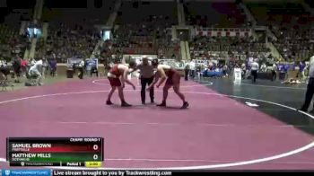 220 lbs Champ. Round 1 - Matthew Mills, Dothan HS vs Samuel Brown, Prattville
