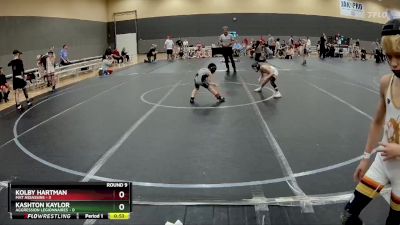 44 lbs Round 9 (10 Team) - Kashton Kaylor, Aggression Legionnaires vs Kolby Hartman, Mat Assassins