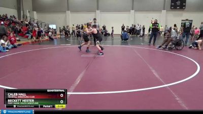 130 lbs Quarterfinal - Beckett Hester, Fort Payne Youth Wrestling vs Caleb Hall, Techfall Wrestling Club