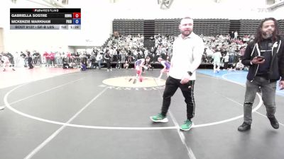 Semifinal - Gabriella Sostre, Northern Delaware Wrestling Academy vs McKenzie Markham, Pride WC