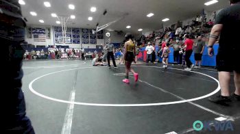 67 lbs Rr Rnd 2 - Breckin DeAnda, Husky Wrestling Club vs Myla Dennis, OKC Saints Wrestling