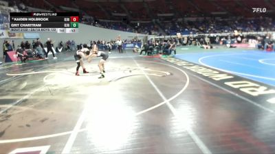 2A/1A Boys 132 Cons. Round 3 - Kaiden Holbrook, Illinois Valley Boys vs Grit Charitram, Illinois Valley Boys
