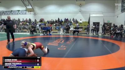 124 lbs Champ. Round 1 - Denise Figueroa, Cerritos College vs Amber Byrd, Sacramento City College