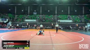 152 lbs Quarterfinal - Jacob Horton, Mortimer Jordan HS vs Zack Mitchell, Athens