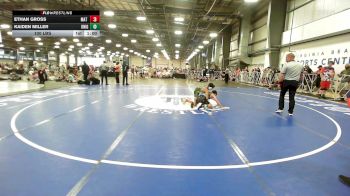 100 lbs Rr Rnd 2 - Ethan Gross, Mat Warriors Yellow vs Kaiden Miller, Knights Wrestling Club