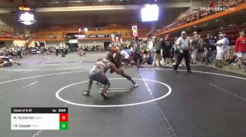 160 lbs Consi Of 8 #1 - Maximus Gutierrez, Adams City vs Rico Cooper, Hastings WC