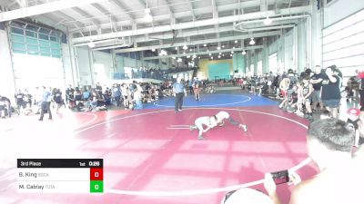 42 lbs 3rd Place - Brody King, SoCal Grappling vs Marty Cablay, Total Kaos WC