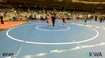 55 lbs Round Of 16 - Maisyn Malone, Bartlesville Wrestling Club vs Bentley Hodson, Fort Gibson Youth Wrestling