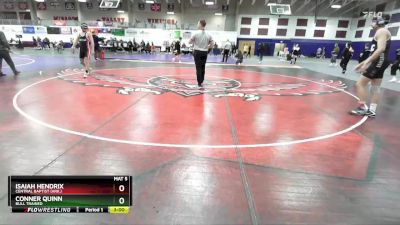 157 lbs Prelim - Isaiah Hendrix, Central Baptist (Ark.) vs Conner Quinn, Bull Trained