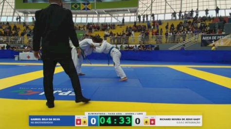 RICHARD MOURA DE JESUS GADY vs GABRIEL BELO DA SILVA 2026 FPJJ Circuito Paulista GI Etapa 3