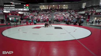 105 lbs Semifinal - Kyrstan Perez, Westmoore High School Girls vs Dakota Harris, Tulsa Union Girls