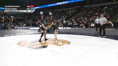 170 lbs Consi Of 16 #1 - Jacqueline Amaya, Franklin (LA) vs Nicole Chavez, Walnut (SS)