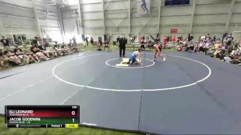 145 lbs Round 1 (8 Team) - Eli Leonard, Wisconsin Blue vs Jacob Goodwin, Kansas Blue