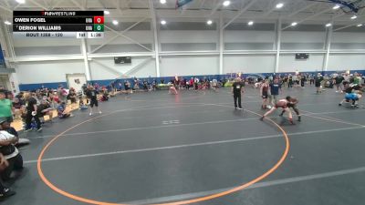 120 lbs Cons. Round 6 - Owen Fogel, Unattached vs Derion Williams, Unattached