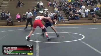 165 lbs 3rd Place Match - William Domico, Washington & Jefferson vs Gio Elinsky, Thiel College