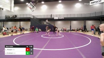 50 lbs Rr Rnd 4 - Leo Riesen, The Fort Hammers vs Joey Graham, Indiana Outlaws Black