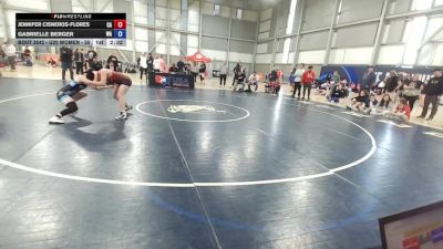 U20 Women - 55 lbs Cons. Round 3 - Jennifer Cisneros-Flores, CA vs Gabrielle Berger, WA