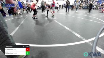 105/110 lbs Semifinal - Gage Vincent, Lions Wrestling Academy vs Nathan Lamborn, Weatherford Youth Wrestling