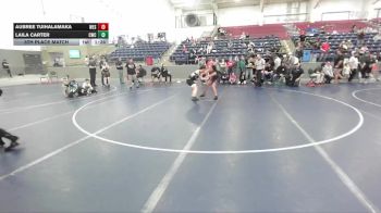 116 lbs 5th Place Match - Laila Carter, Cougars Wrestling Club vs Aubree Tuihalamaka, Westlake