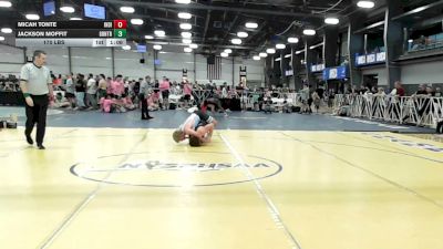 170 lbs Rr Rnd 2 - Micah Tonte, Indiana Outlaws Yellow - HSB vs Jackson Moffit, GT Zilla - HSB