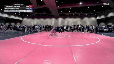 165 lbs Champ. Round 2 - Antonios Aspras, Connecticut vs Matthew McCann, New Jersey