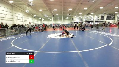 74 lbs Round Of 16 - Giacinto Graziano, Tewksbury vs Raff Arakelian, Fisheye WC