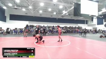 120 lbs Quarterfinal - Jayden Preston, Live Training Wrestling vs Dominic Garcia, Schurr Wrestling