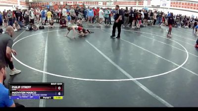 106 lbs Quarterfinal - Philip Streff, CWO vs Mathysin Marco, Nebraska Wrestling Training Center