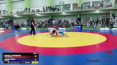 65kg Cons. Round 2 - Danial Ghandchi, Capilano WC vs Owen Ryan, The ROC