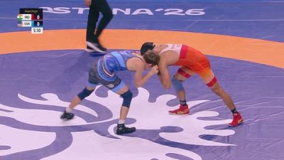 61 kg Repechage #2 - Nikhil Nikhil, India vs Marcus Glenn Blaze, United States