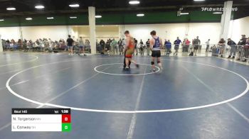 160 lbs Consi Of 64 #2 - Noah Torgerson, MN vs Luke Conway, OH