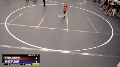 56 lbs Quarterfinal - Roman Kinsella, No Nonsense Wrestling vs Braxton Eller, New Prague Wrestling