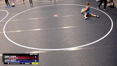 92 lbs Quarterfinal - Tripp Toops, Pierz Wrestling Club vs Gavin Hoeft, MN Elite Wrestling Club